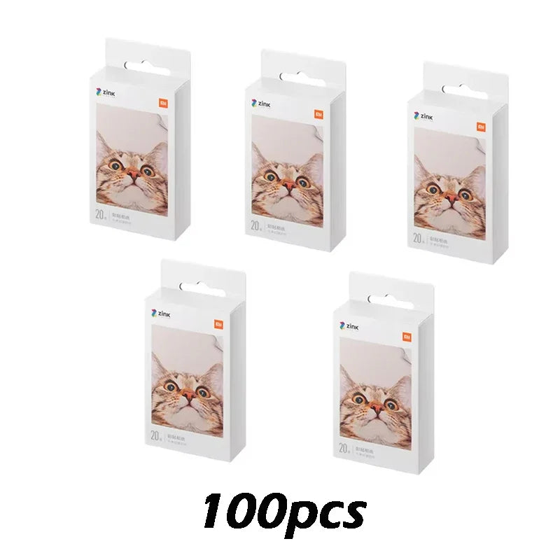 Xiaomi Portable Pocket Photo Printer 1S - Wireless Bluetooth Color Print ZINK Self-adhesive Photos