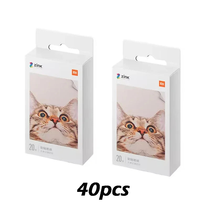 Xiaomi Portable Pocket Photo Printer 1S - Wireless Bluetooth Color Print ZINK Self-adhesive Photos